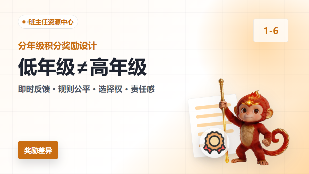 低年级和高年级班级积分奖励差异